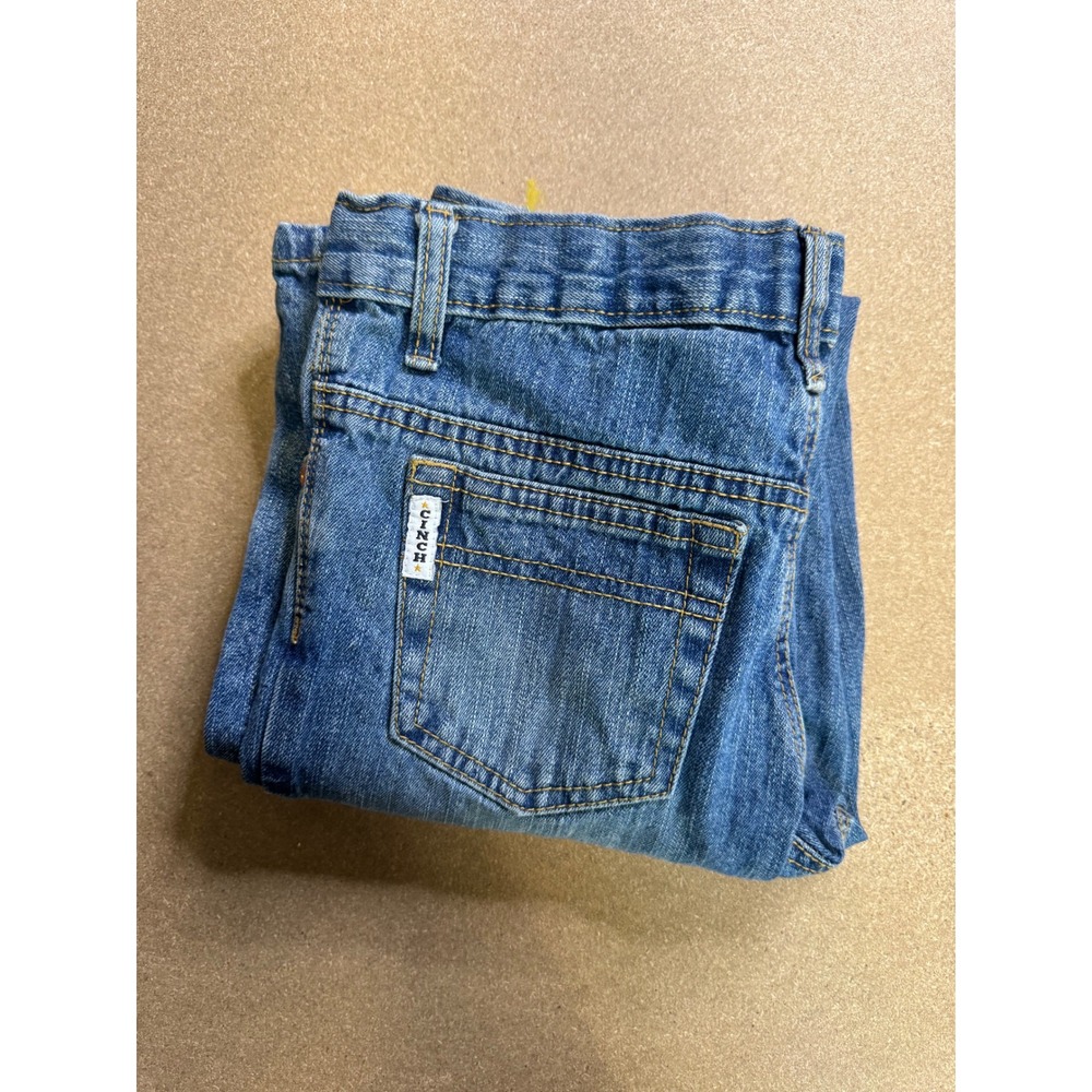 Cinch Boys Blue Denim Jeans Straight Leg Medium Wash Size 14R MB12882001